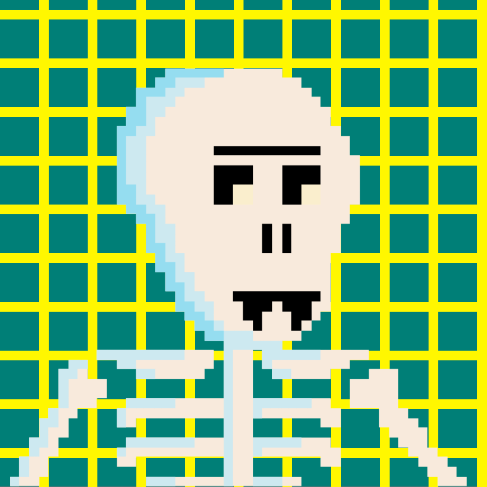 PIXEL SKULLETTI 1 #251