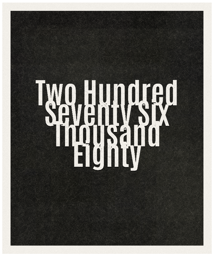 Count #276080