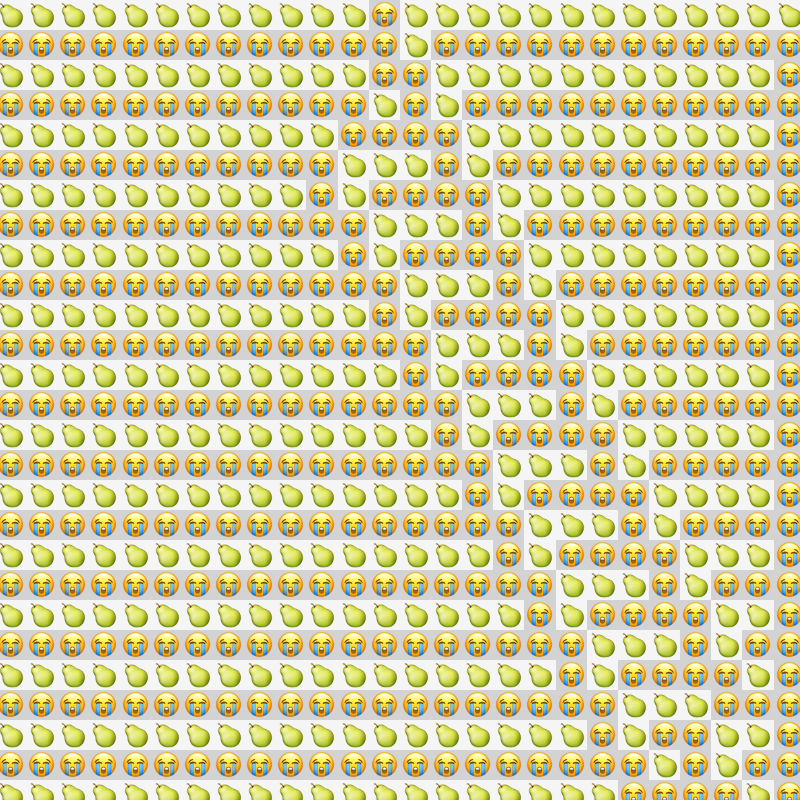 Elementary Cellular Emoji Automata #357