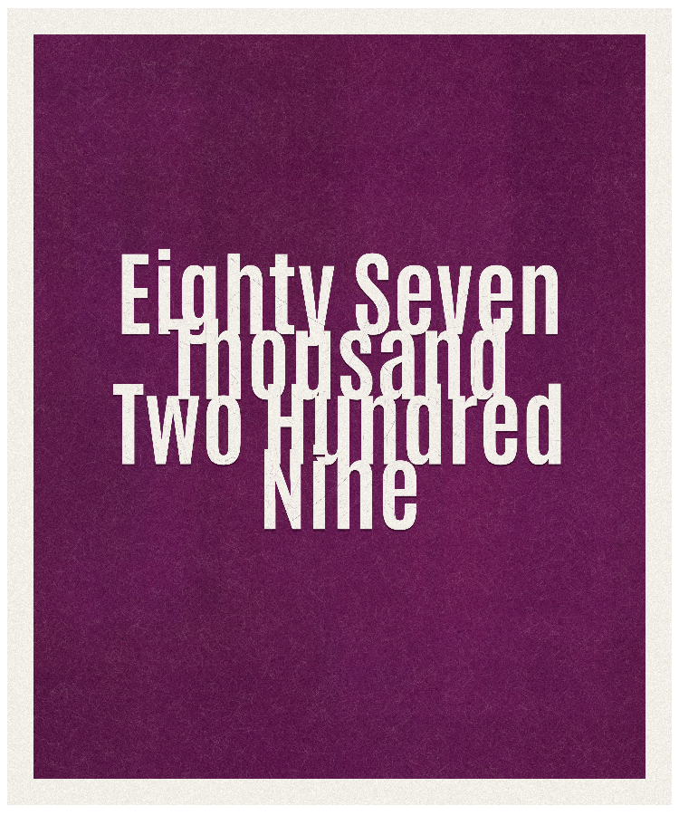 Count #87209
