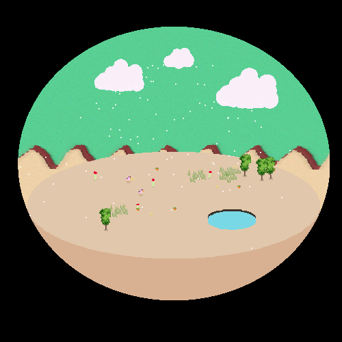 tiny terrarium world #2