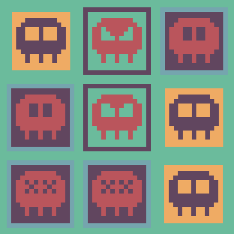 Retro Skulls #3