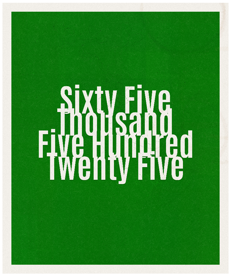 Count #65525