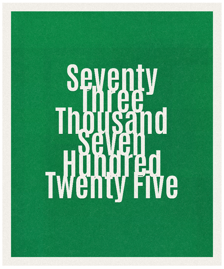 Count #73725
