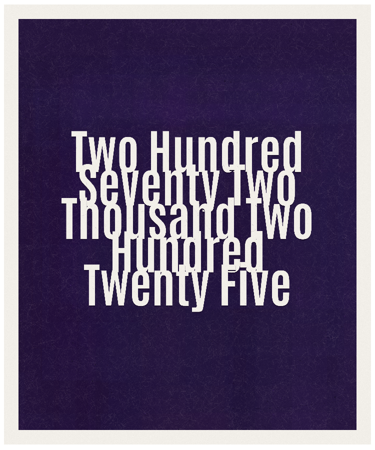 Count #272225