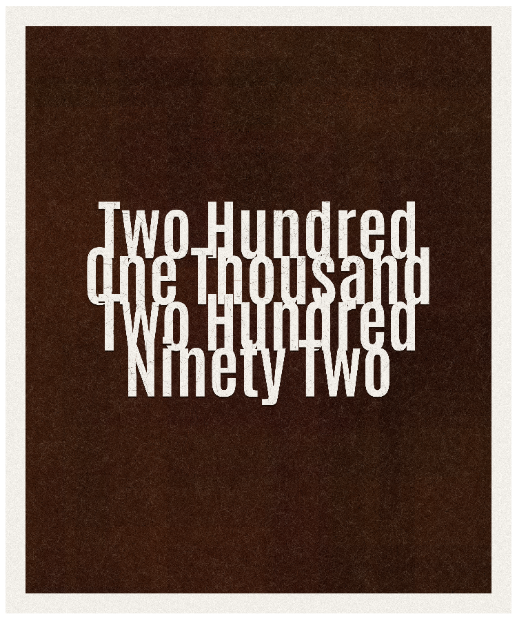 Count #201292