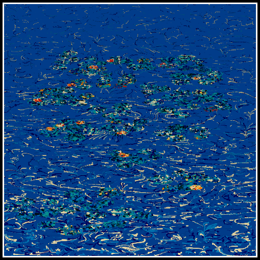 Polluted water lilies #45