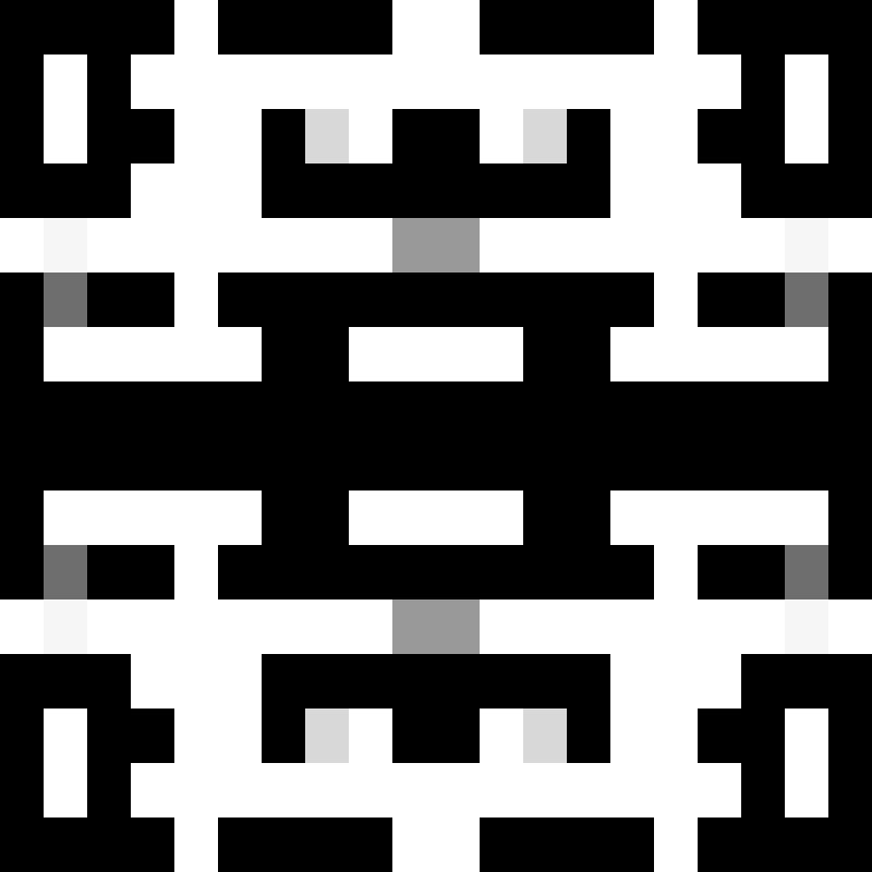 QR Glyphs Invaders #16