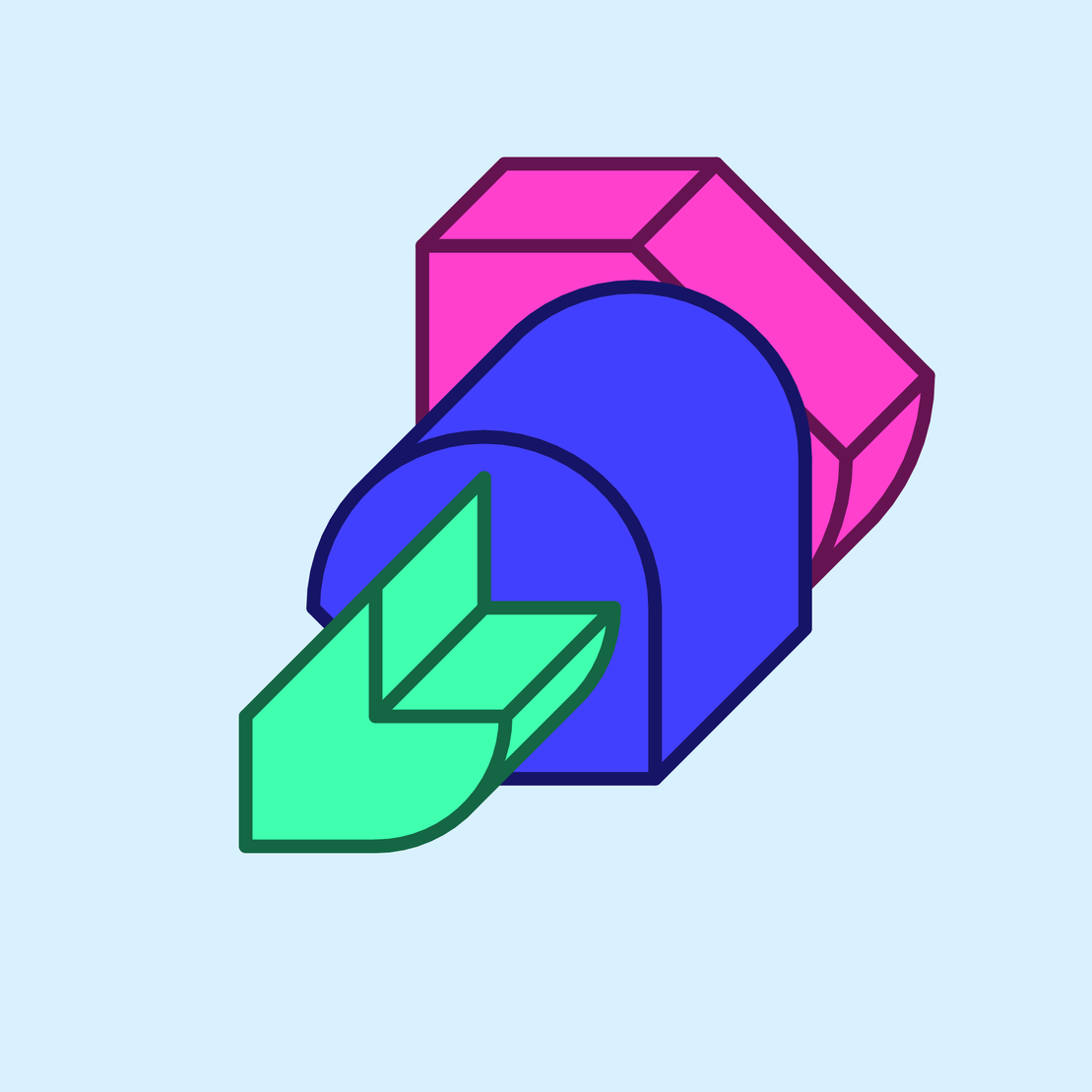 Calm shapes #1257