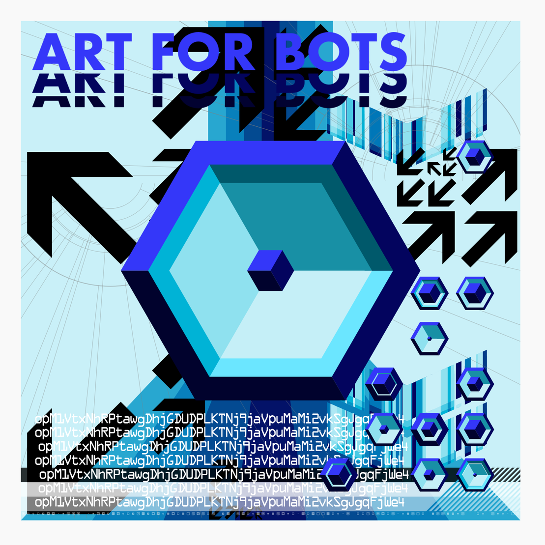 Hexagones - Art forBots forHumans forPrint #7