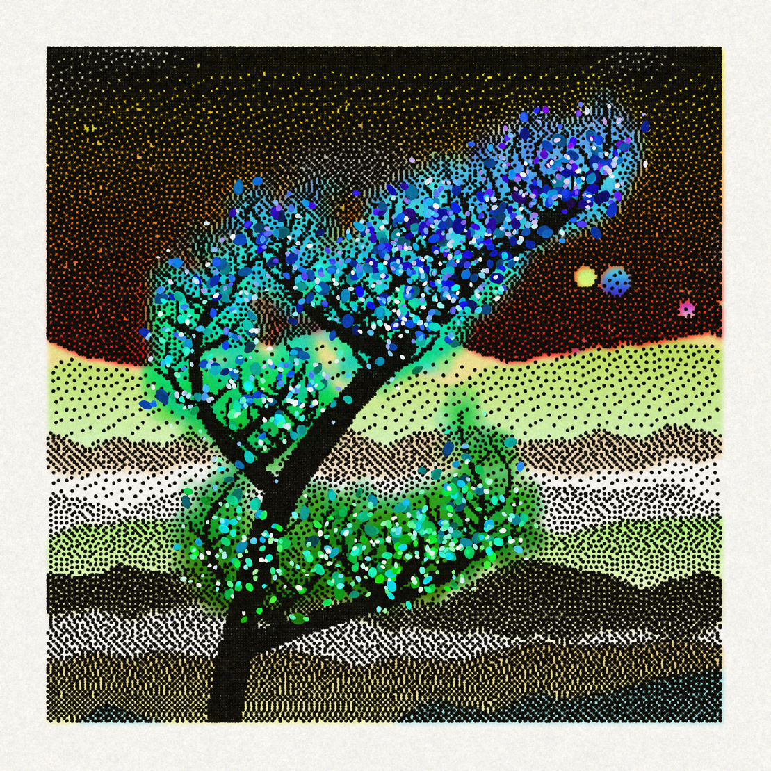 Dithered Branches #122