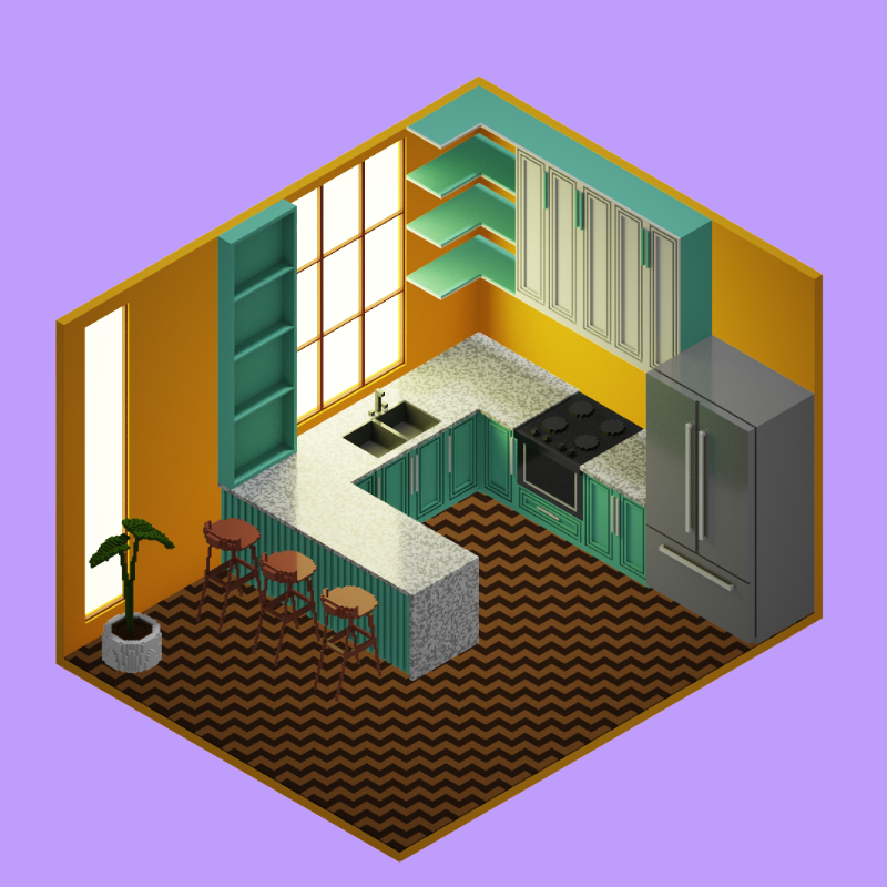 Isometric kitchen #48