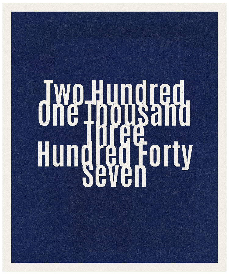 Count #201347
