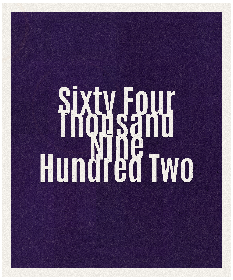 Count #64902