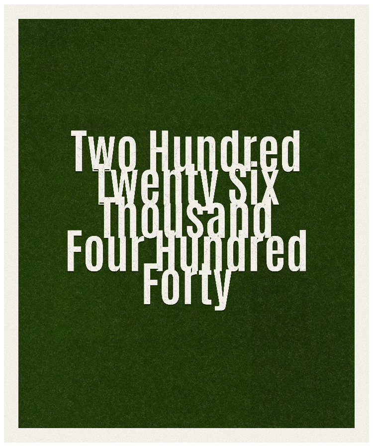 Count #226440