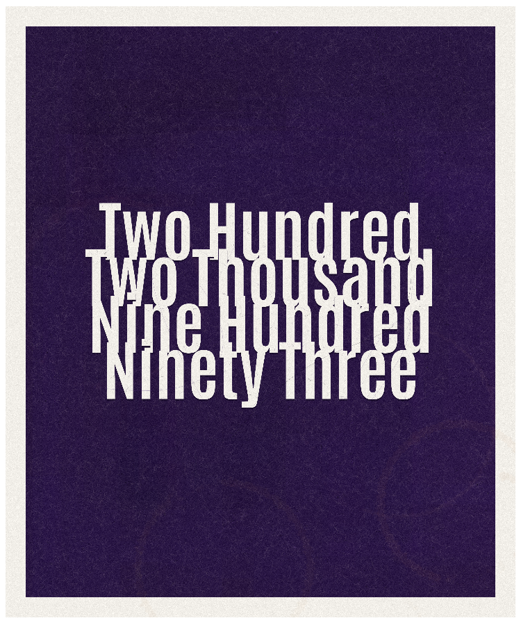 Count #202993