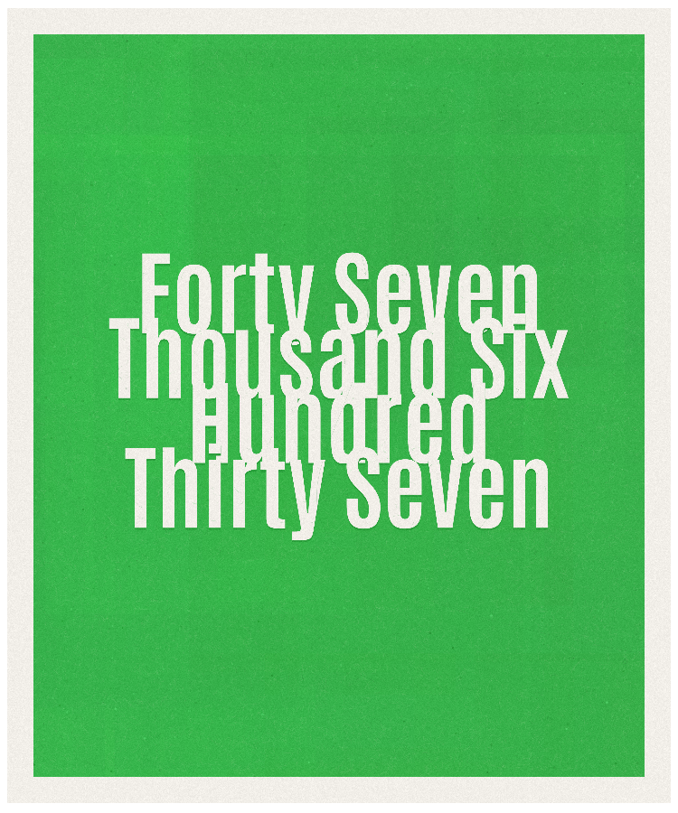 Count #47637