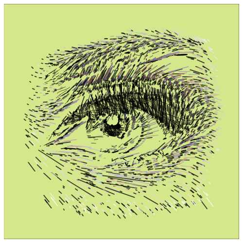 Vector Drawing Eyes A_ #2