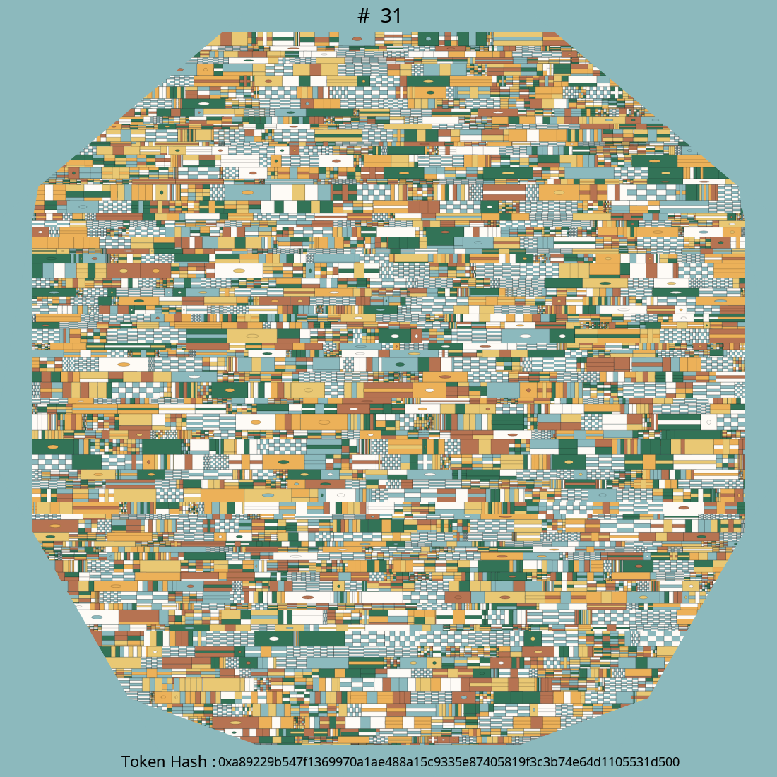 Abstracte Raster:The last piece #31