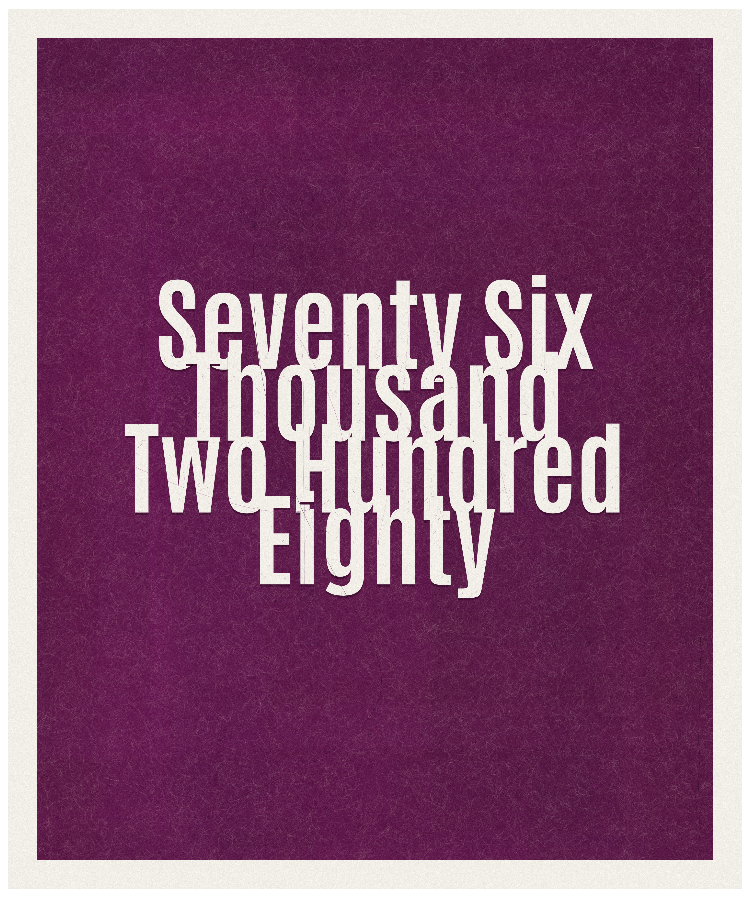 Count #76280