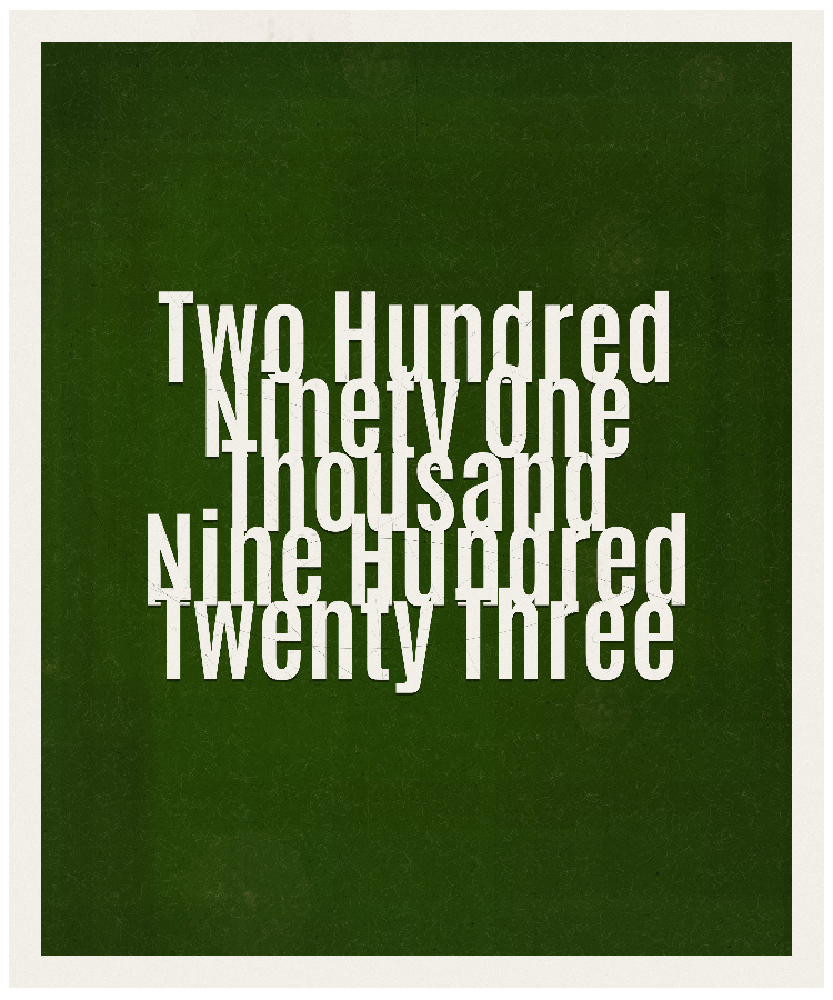 Count #291923