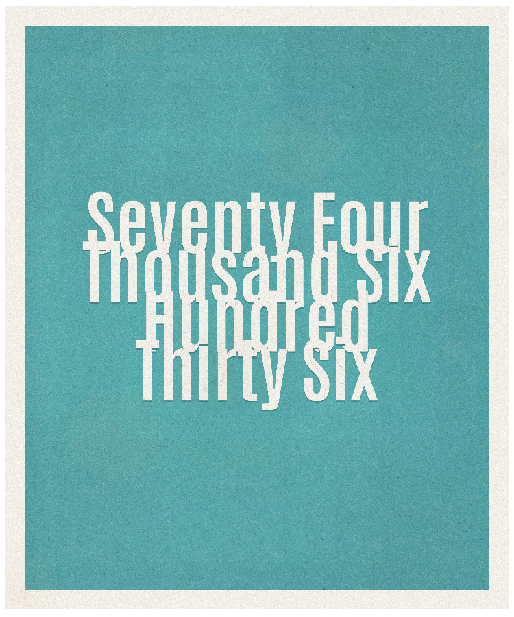 Count #74636