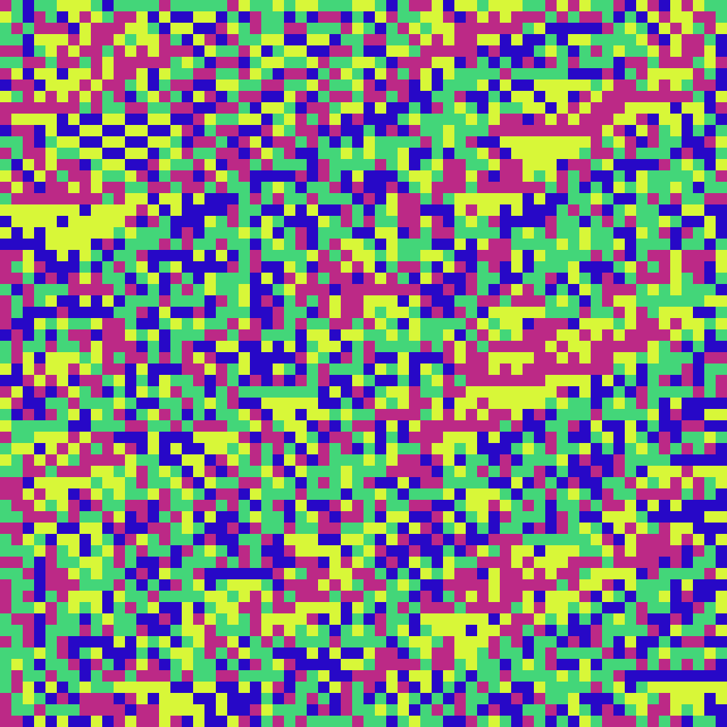 Blending Neighbors Cellular Automata #4