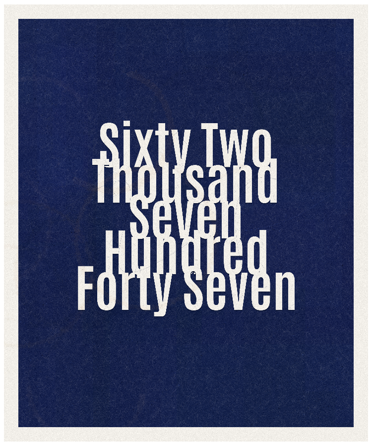 Count #62747