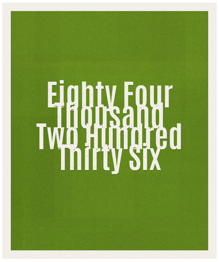 Count #84236