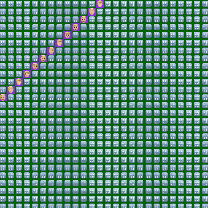 Elementary Cellular Emoji Automata #113