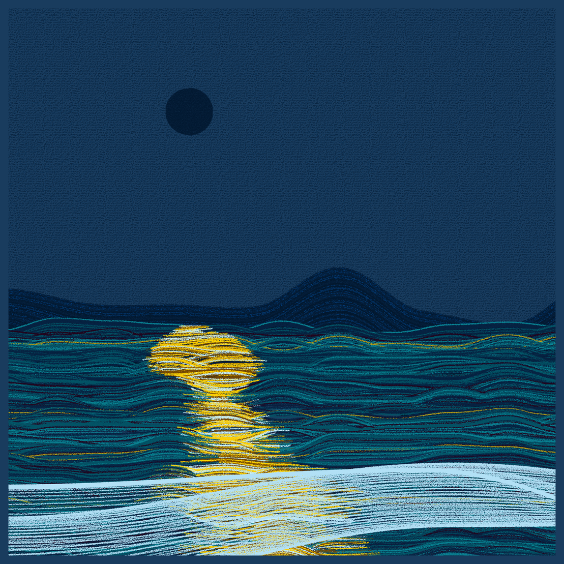 Moonlit Sea #160