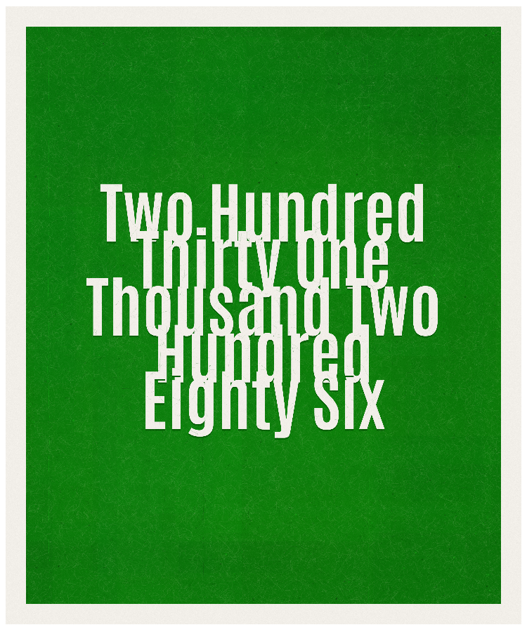 Count #231286