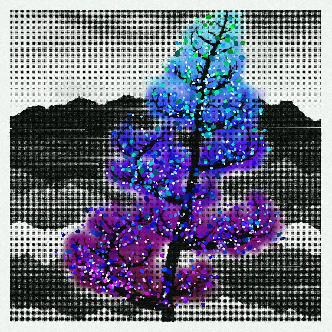 Dithered Branches #38