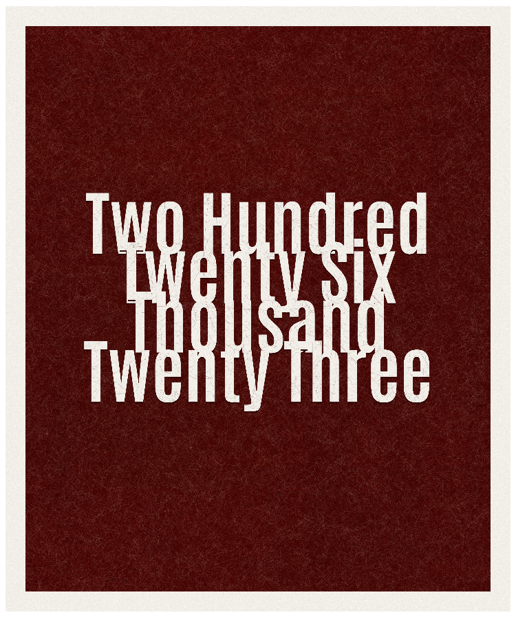 Count #226023