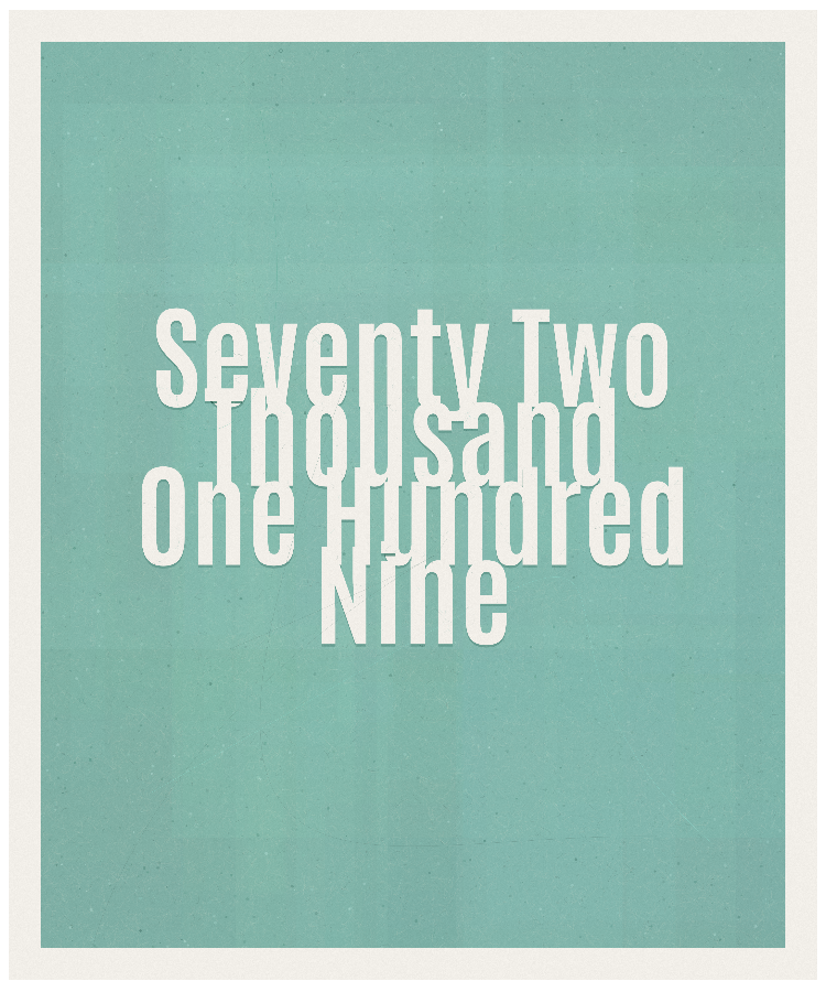 Count #72109