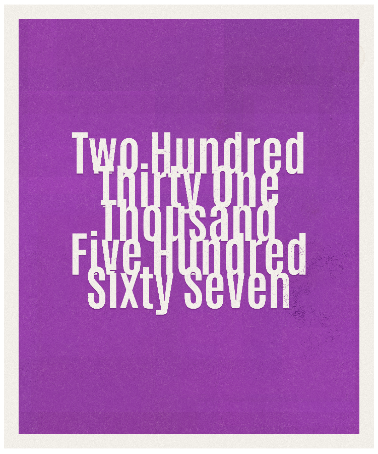 Count #231567