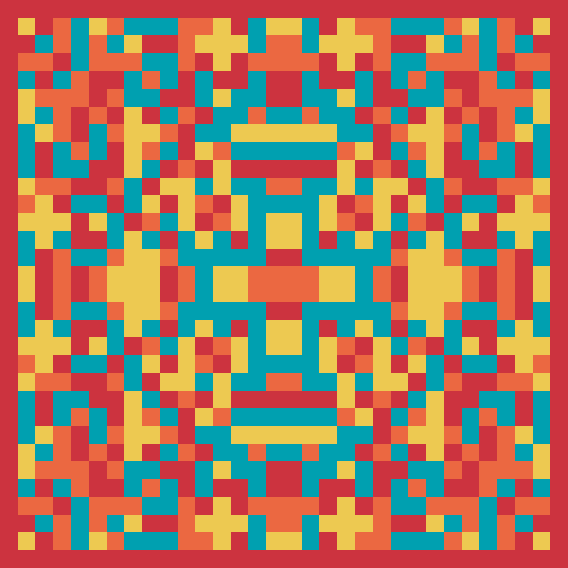 Pixel Mandala #77