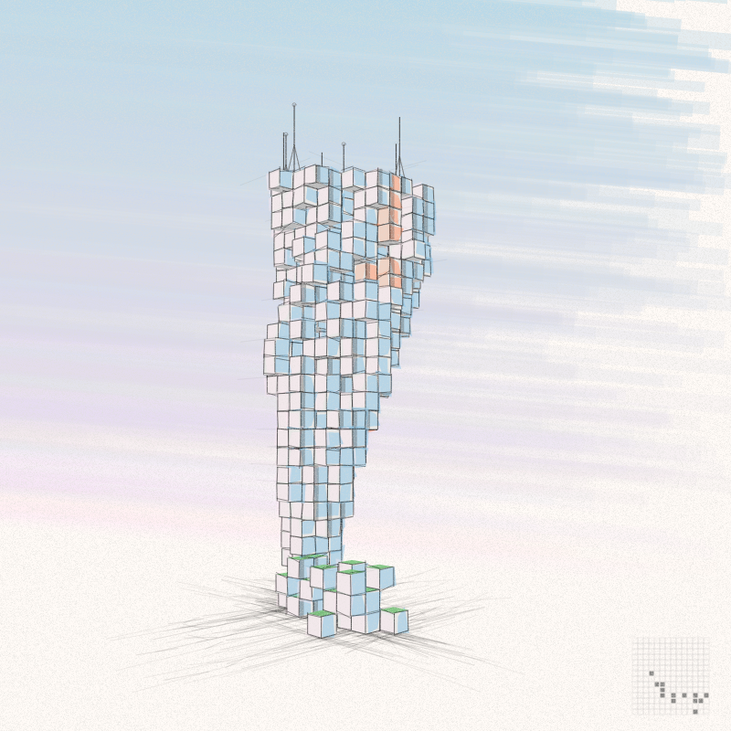 Cellular Skyscrapers #150