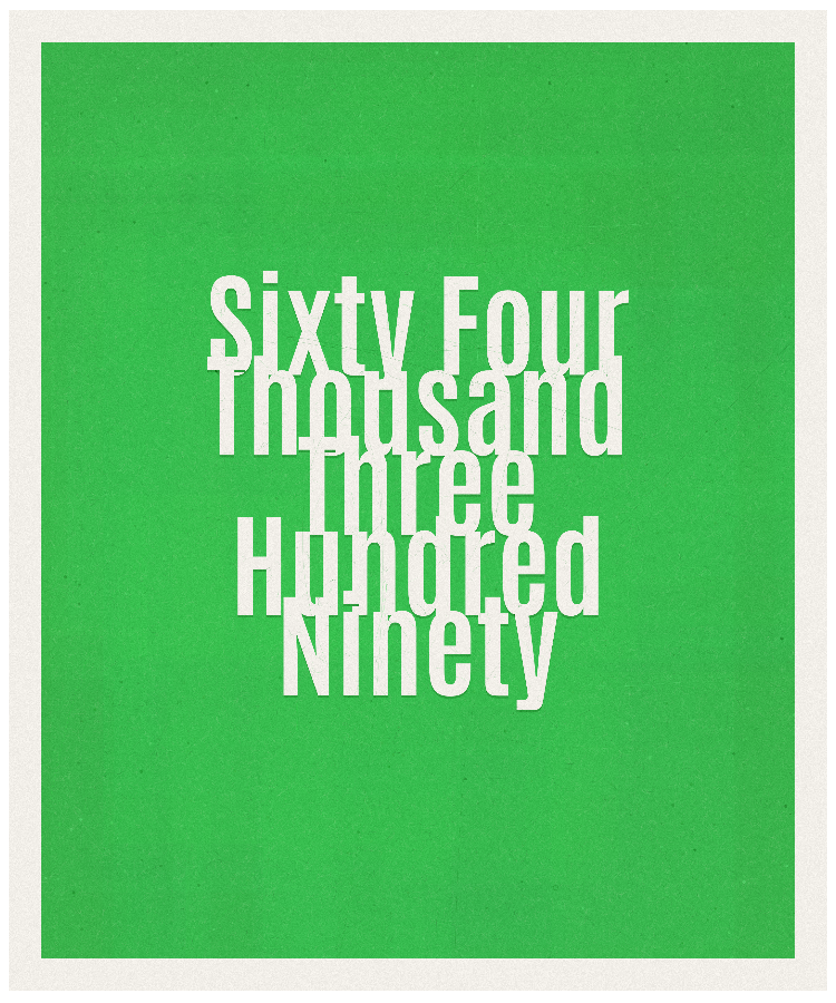 Count #64390
