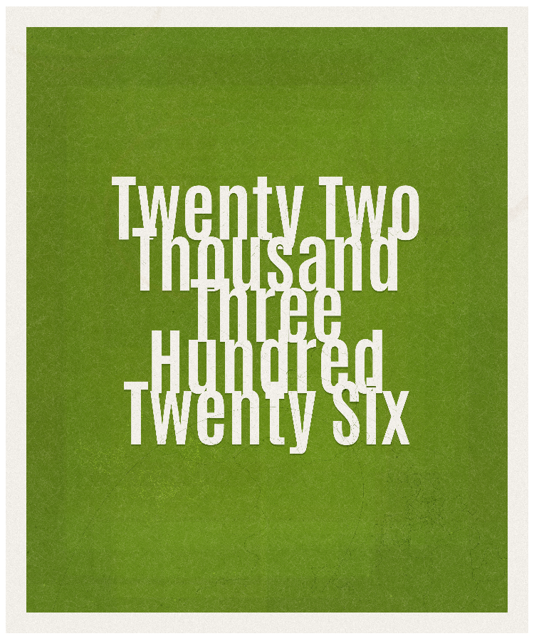Count #22326