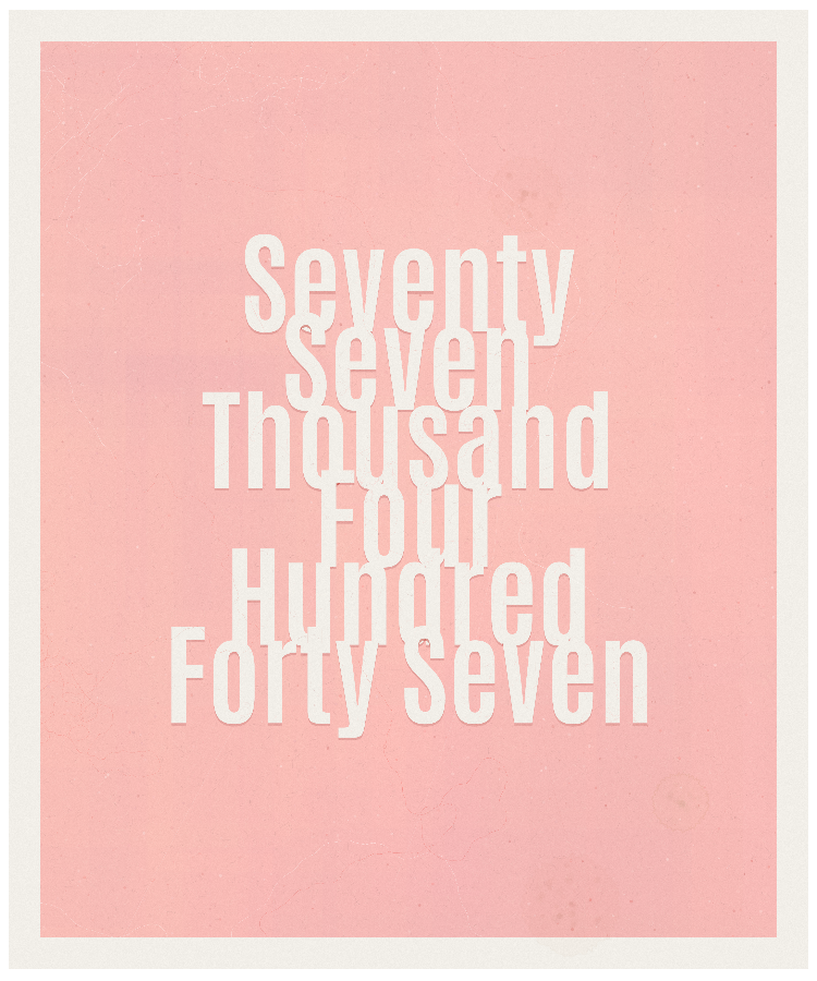 Count #77447