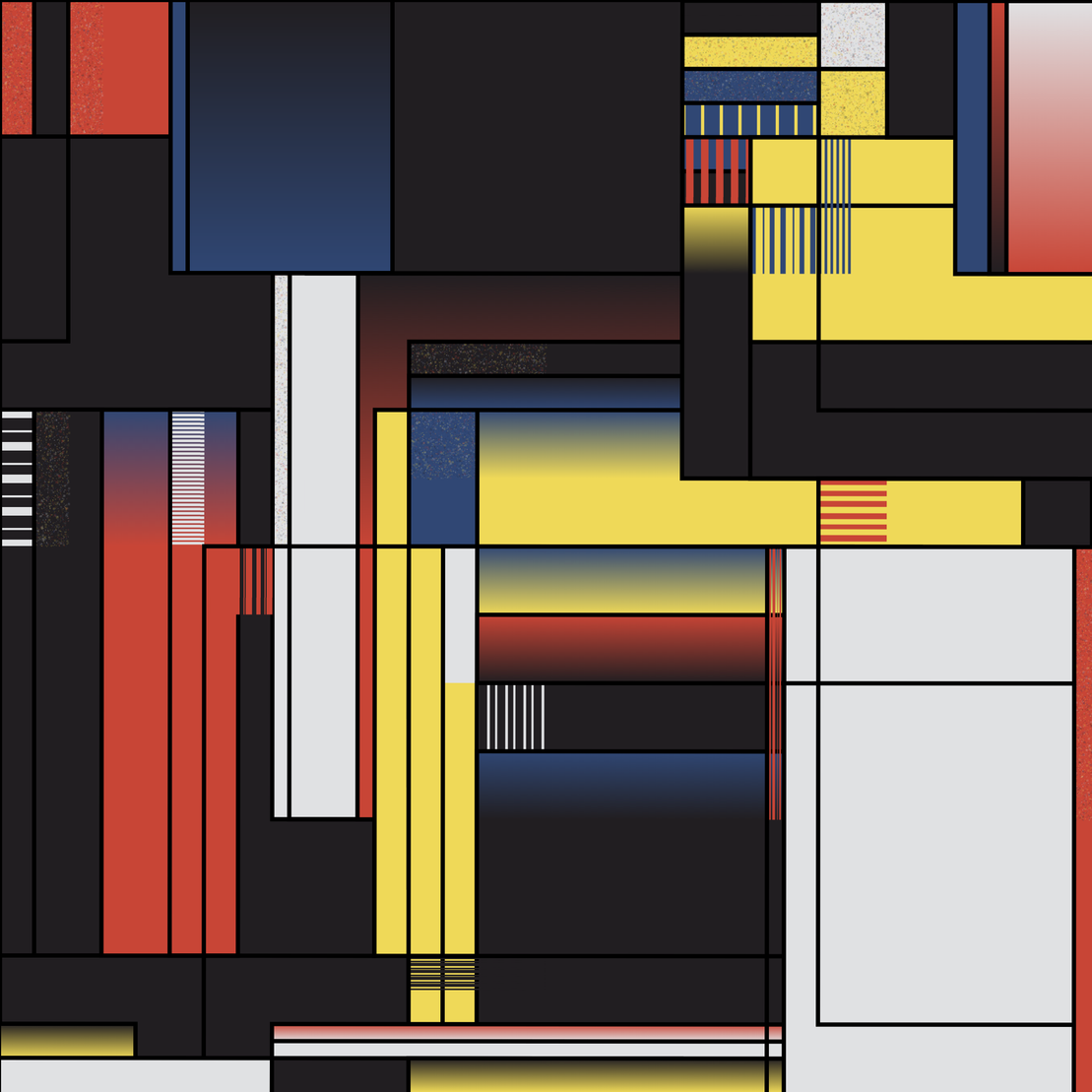 Agricultural Landscapes - Mondrian Edition #23