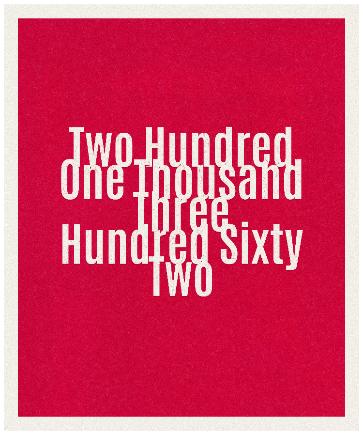 Count #201362