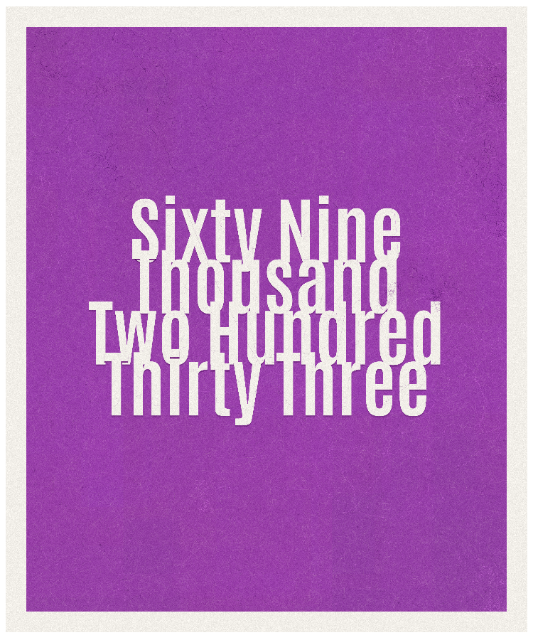 Count #69233