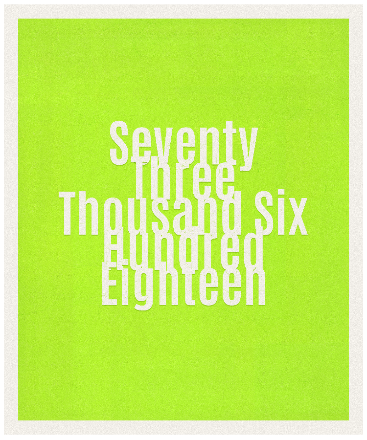 Count #73618