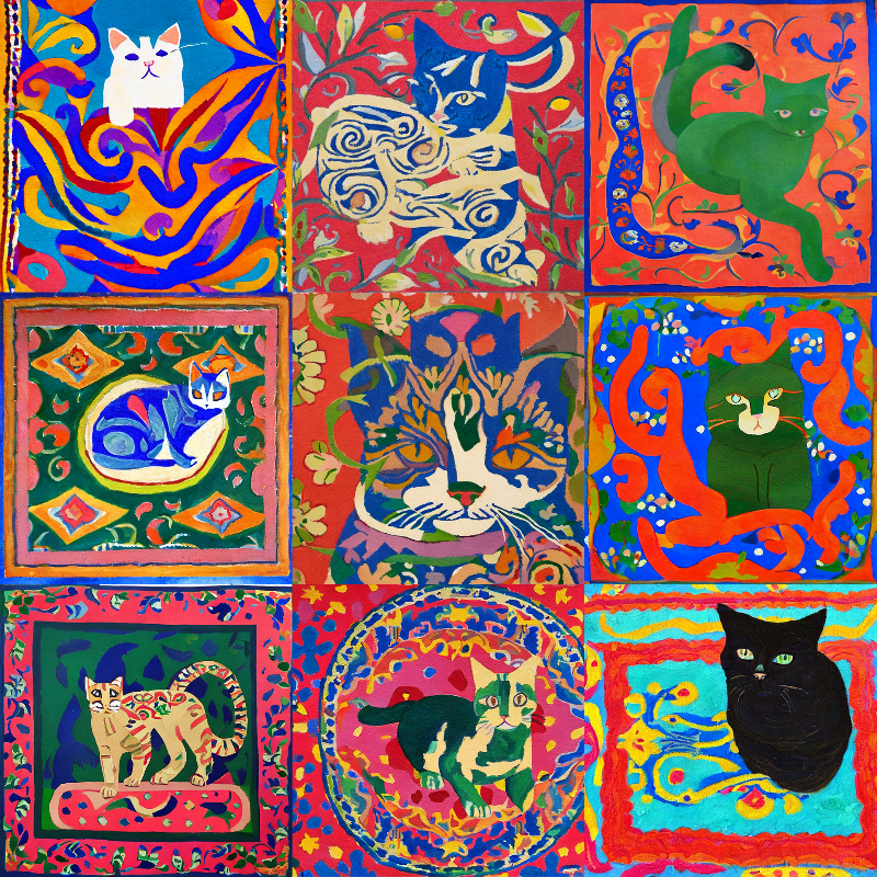 99 Patchworks of 9 Lives #17