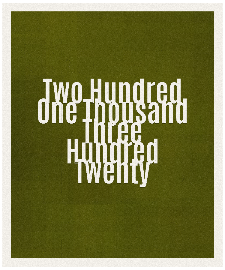 Count #201320