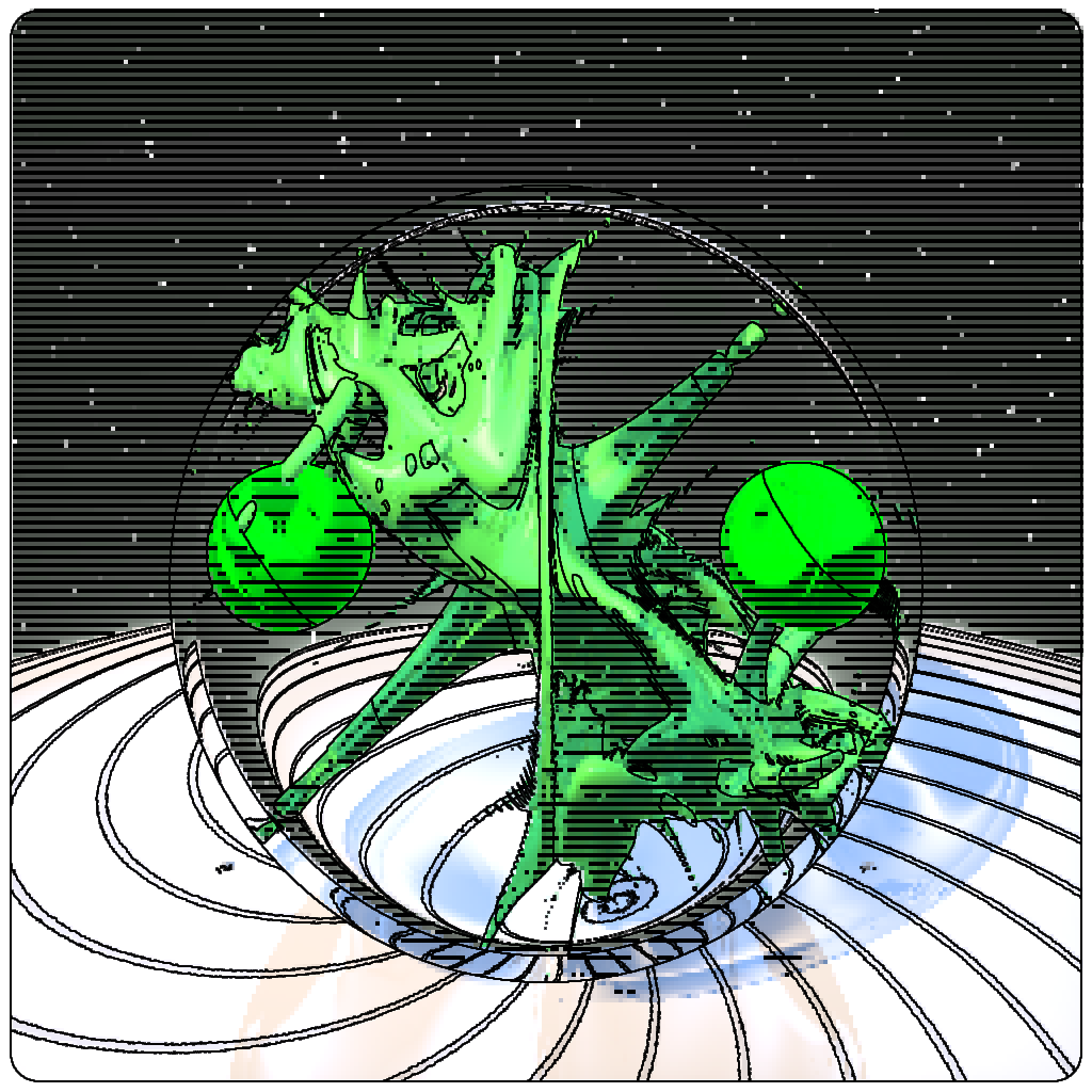 LL21 Mac Plus Fractal-in-a-Globe #20