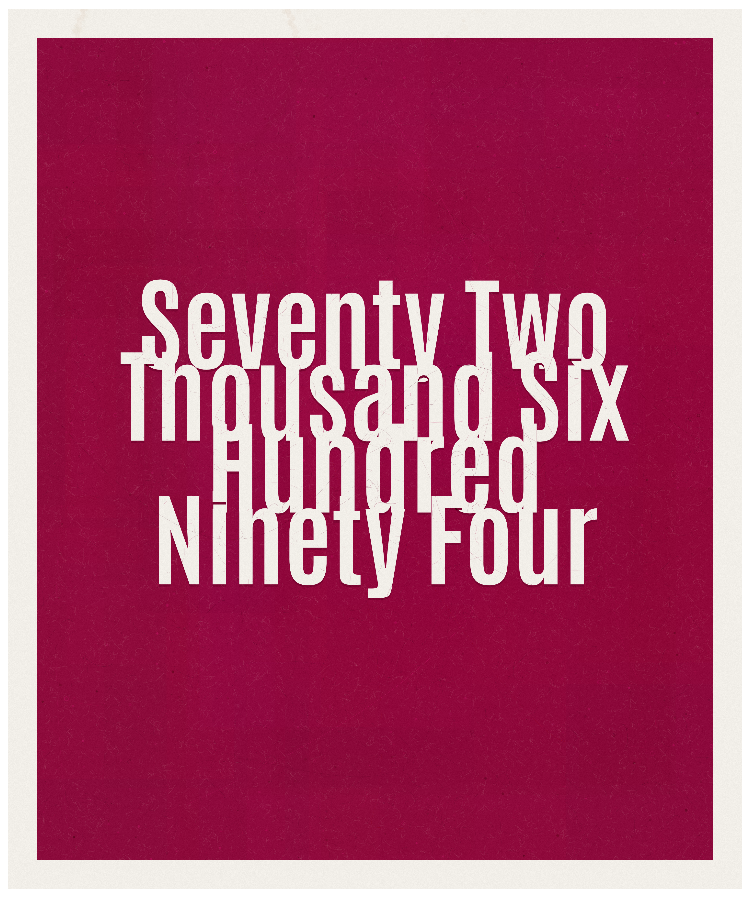 Count #72694