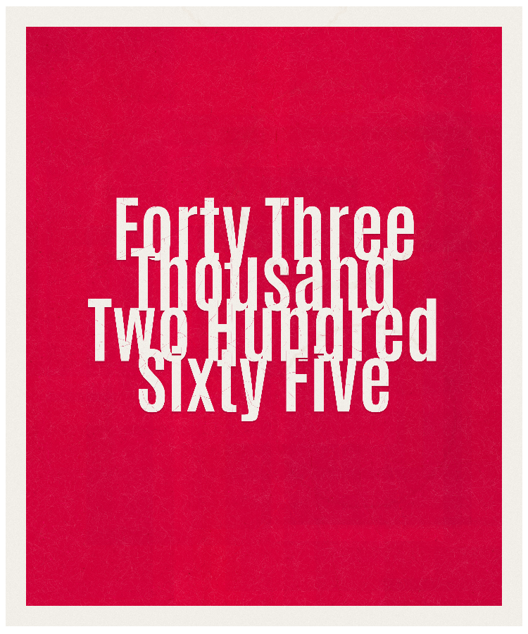 Count #43265